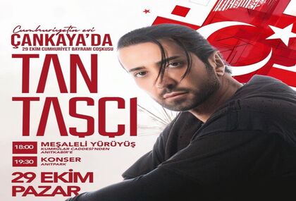 29 Ekim Cumhuriyet Bayramı Tan Taşçı Konseri