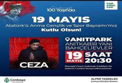 Ceza 19 Mayıs Atatürk'ü Anma Gençlik ve Spor Bayramı Konseri