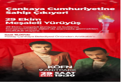 Çankaya Belediyesi Cumhuriyet Bayramı KÖFN Konseri